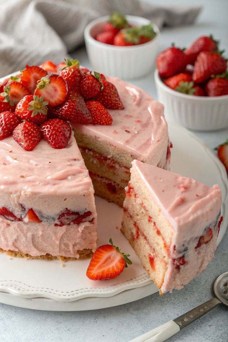 Bánh Kem Dâu Tươi 