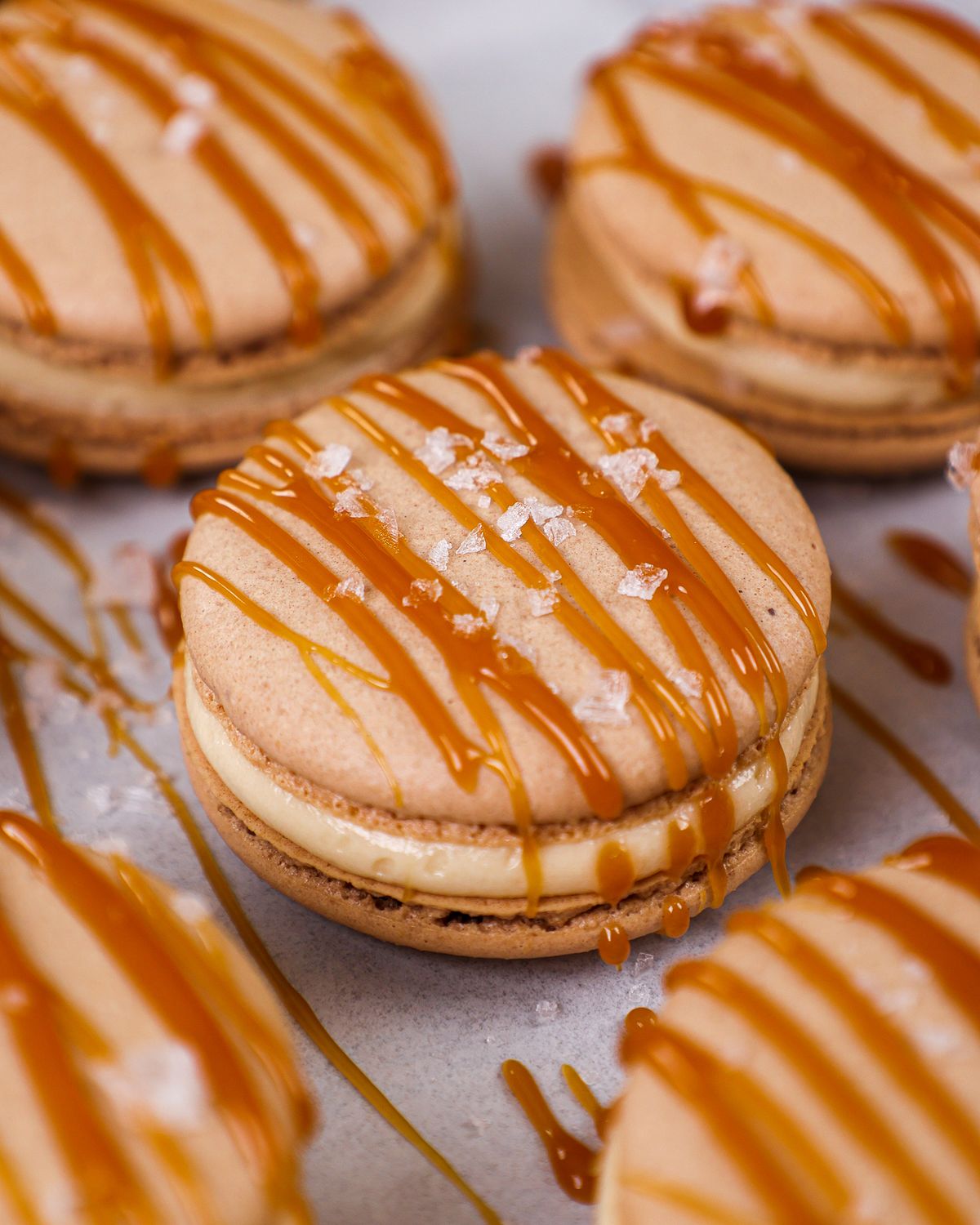 Macaron Caramel Muối